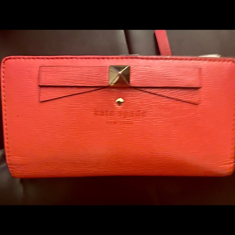 Pink Kate spade wallet for sale!